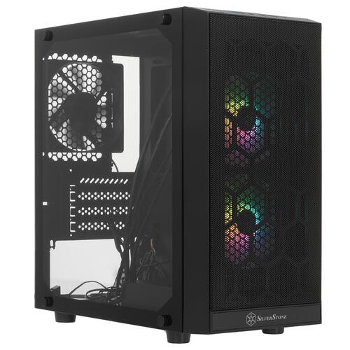 Купить Корпус Silverstone Precision PS15 PRO [SST-PS15B-PRO] черный  5358702. Характеристики, отзывы и цены в Донецке