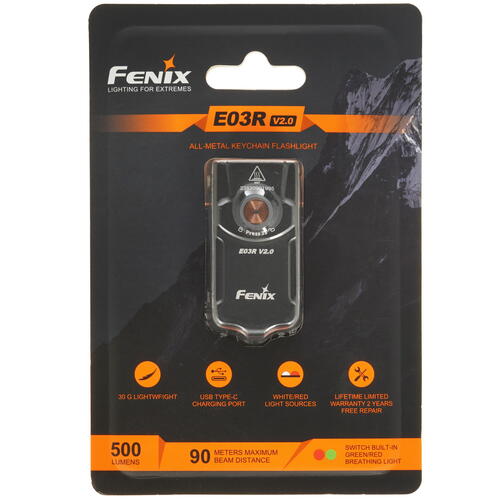 Купить Фонарь Fenix E03Rgy V2.0  5435157. Характеристики, отзывы и цены в Донецке