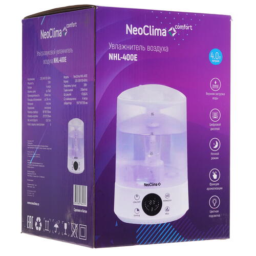 Купить Увлажнитель воздуха NeoClima NHL-400E  5345025. Характеристики, отзывы и цены в Донецке