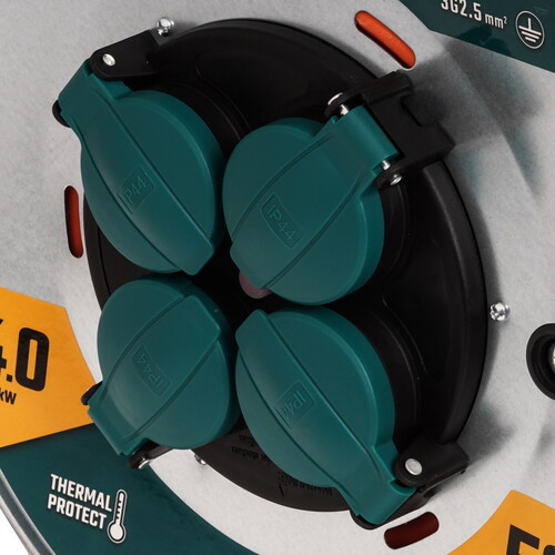 Купить Удлинитель силовой KRAFTOOL  55089-50 оранжевый  9172155. Характеристики, отзывы и цены в Донецке