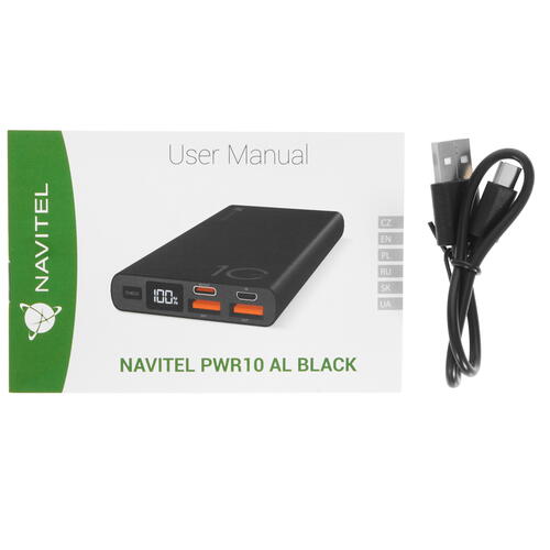 Купить Портативный аккумулятор NAVITEL PWR10 AL черный  5418725. Характеристики, отзывы и цены в Донецке