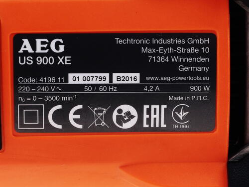 Купить Сабельная пила AEG US 900 XE  1064721. Характеристики, отзывы и цены в Донецке