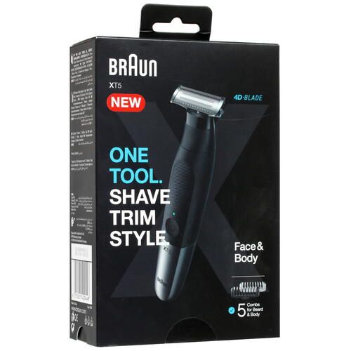 Купить Триммер Braun XT5100 черный/серебристый  5351606. Характеристики, отзывы и цены в Донецке