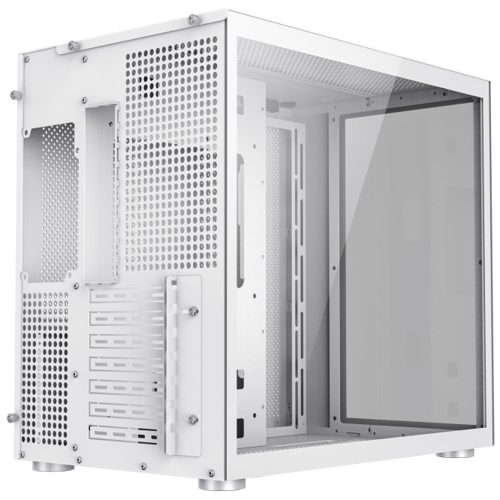 Купить Корпус GameMax Infinity White [ГС-00007110] белый  9063353. Характеристики, отзывы и цены в Донецке