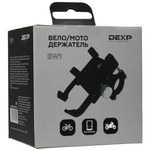 Купить Держатель мото-велосипедный DEXP SW1 черный  4763866. Характеристики, отзывы и цены в Донецке