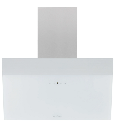 Купить Вытяжка наклонная KRONA KRISTEN A 600 S белый/серебристый  9195718. Характеристики, отзывы и цены в Донецке