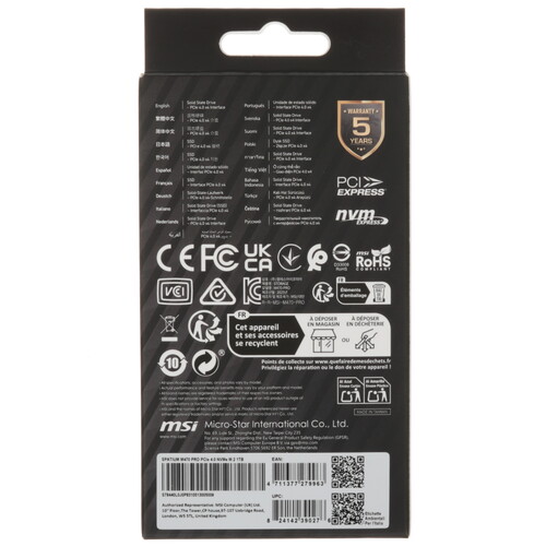 Купить 1000 ГБ M.2 NVMe накопитель MSI SPATIUM M470 PRO  5622964. Характеристики, отзывы и цены в Донецке