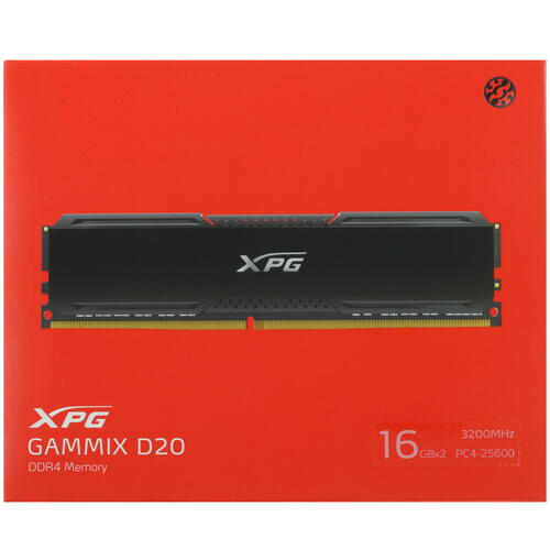 Купить Оперативная память ADATA XPG GAMMIX D20 [AX4U320016G16A-DCBK20] 32 ГБ  4847436. Характеристики, отзывы и цены в Донецке