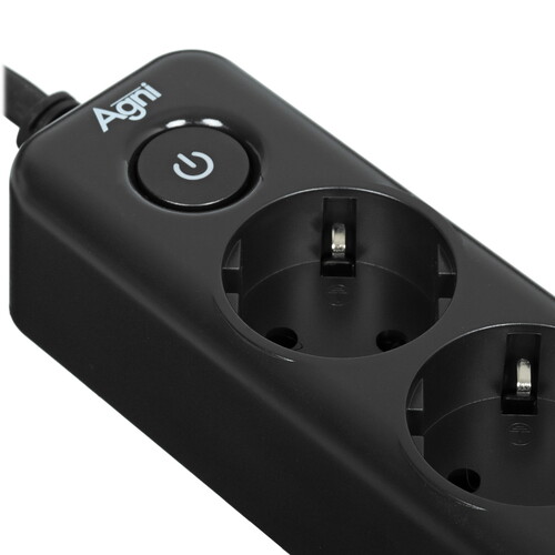 Купить Сетевой фильтр AGNI TP-FD4E черный  9289277. Характеристики, отзывы и цены в Донецке