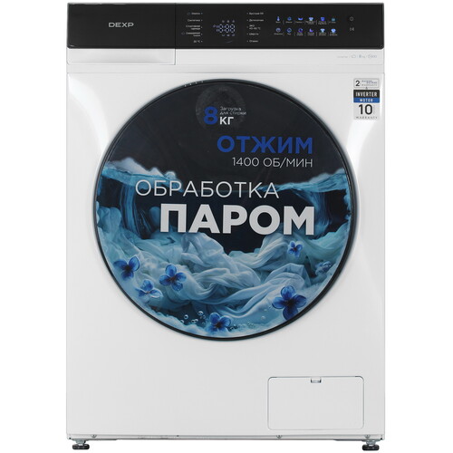 Купить Стиральная машина DEXP WF-8C1M белый  9221479. Характеристики, отзывы и цены в Донецке