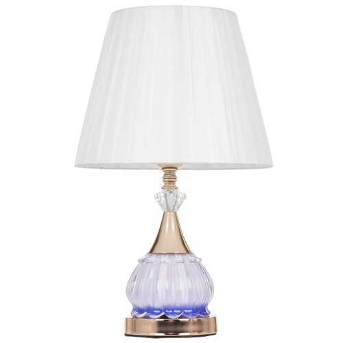 Купить Настольный светильник RISALUX Ева синий  9176729. Характеристики, отзывы и цены в Донецке