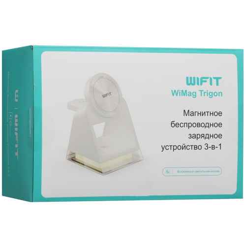 Купить Беспроводное зарядное устройство Wifit WiMag Trigon белый  5484694. Характеристики, отзывы и цены в Донецке