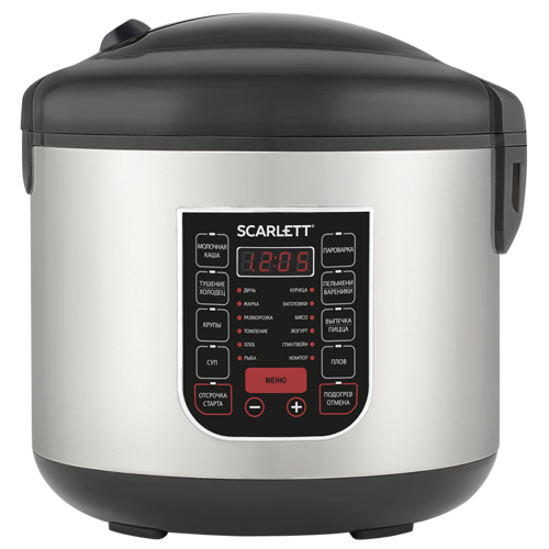 Купить Мультиварка Scarlett SC-MC410S27 серебристый  5348784. Характеристики, отзывы и цены в Донецке
