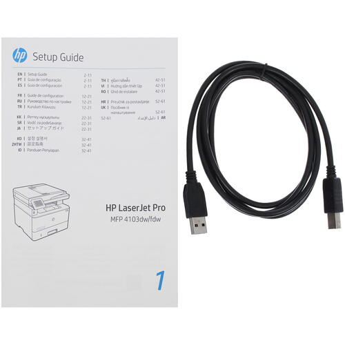 Купить МФУ лазерное HP LaserJet Pro 4103dw  5422561. Характеристики, отзывы и цены в Донецке