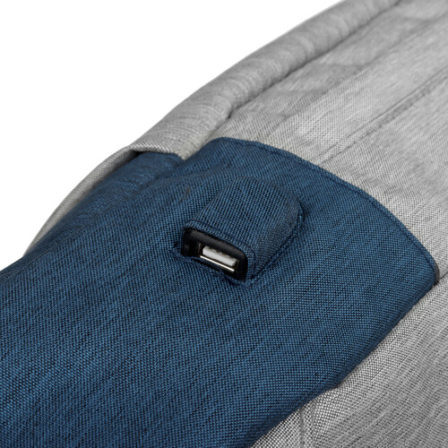 Купить Рюкзак RIVACASE 7562 grey/dark blue серый  9136803. Характеристики, отзывы и цены в Донецке