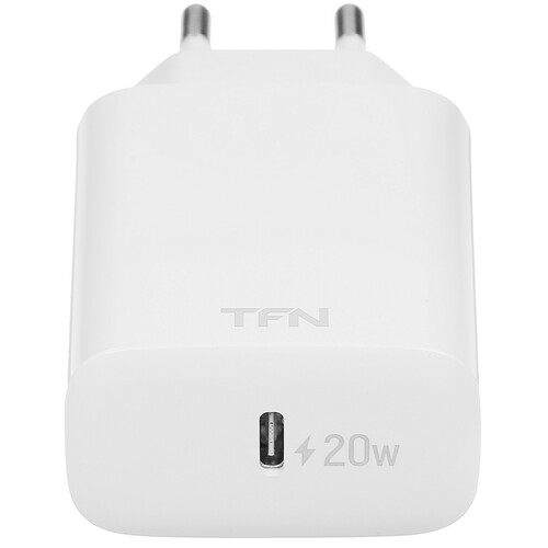 Купить Сетевое зарядное устройство TFN RAPID Type-C PD 20W белый  5367359. Характеристики, отзывы и цены в Донецке