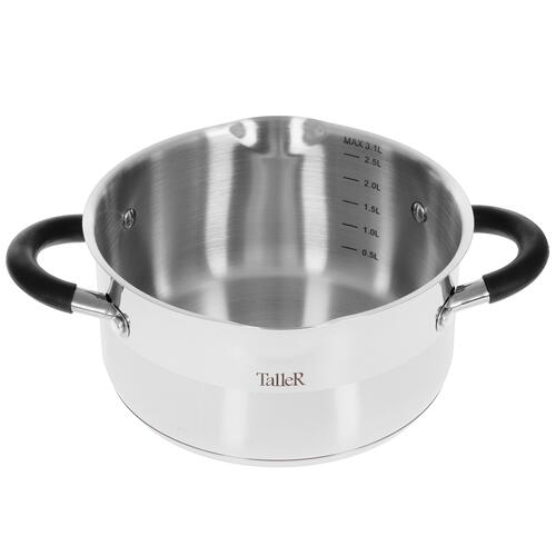 Купить Кастрюля Taller Телфорд TR-17193 3.1 л 20 см серебристый  4859644. Характеристики, отзывы и цены в Донецке