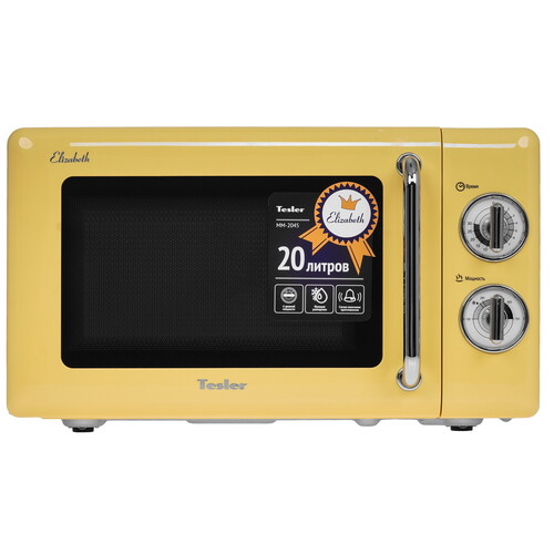 Купить Микроволновая печь TESLER MM-2045 желтый  9316114. Характеристики, отзывы и цены в Донецке