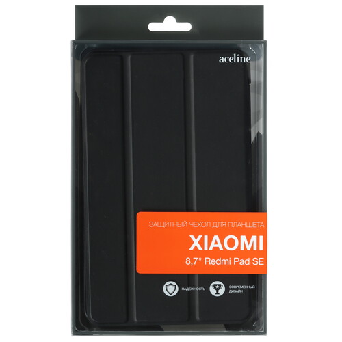 Купить Чехол-книжка Aceline Streak для Xiaomi Redmi Pad SE 8.7 черный  5620568. Характеристики, отзывы и цены в Донецке