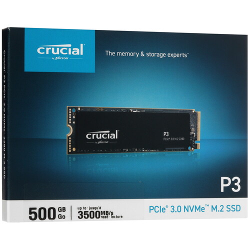 Купить 500 ГБ M.2 NVMe накопитель Crucial P3  5608294. Характеристики, отзывы и цены в Донецке