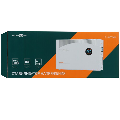 Купить Стабилизатор напряжения FinePower R-6000WM  9095826. Характеристики, отзывы и цены в Донецке