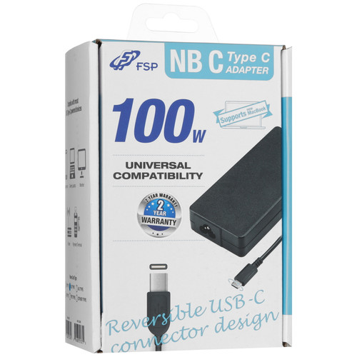 Купить Адаптер питания сетевой FSP NB C 100W  5430507. Характеристики, отзывы и цены в Донецке