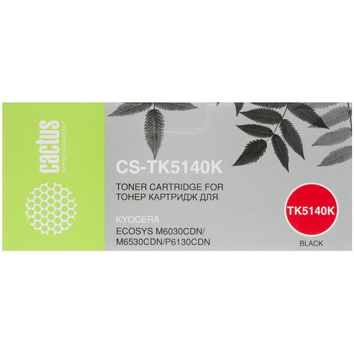 Купить Картридж лазерный Cactus CS-TK5140K черный, с чипом  7984760. Характеристики, отзывы и цены в Донецке
