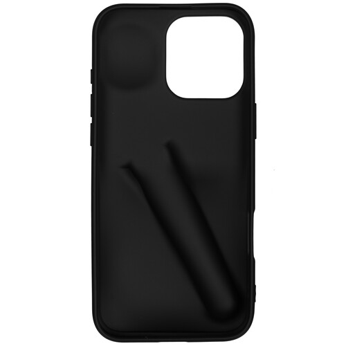 Купить Накладка  BoraSCO для Apple iPhone 16 Pro Max черный  5498121. Характеристики, отзывы и цены в Донецке