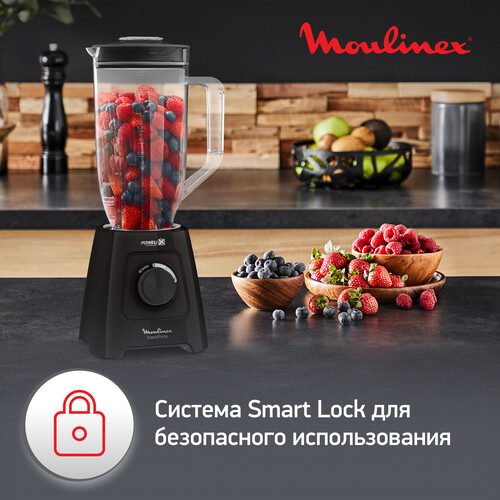 Купить Блендер стационарный Moulinex Blendforce 2 XXL LM458810 черный  5493303. Характеристики, отзывы и цены в Донецке