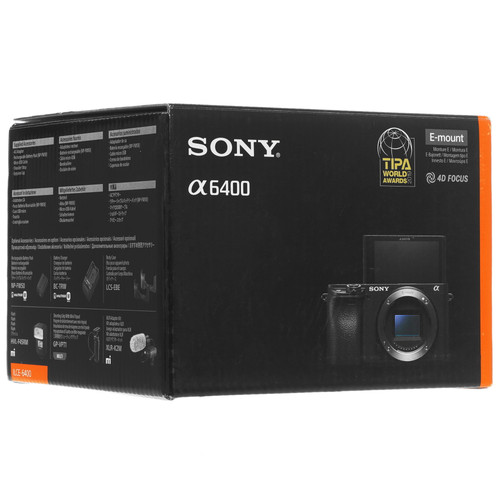 Купить Беззеркальный фотоаппарат Sony Alpha 6400 (ILCE-6400B) Body черный  5066214. Характеристики, отзывы и цены в Донецке