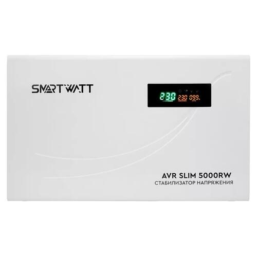 Купить Стабилизатор напряжения SMARTWATT AVR SLIM 5000RW  9098966. Характеристики, отзывы и цены в Донецке