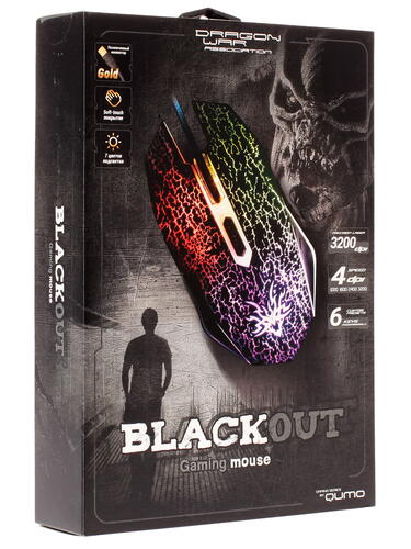 Купить Мышь проводная QUMO Dragon War BlackOut  1070946. Характеристики, отзывы и цены в Донецке