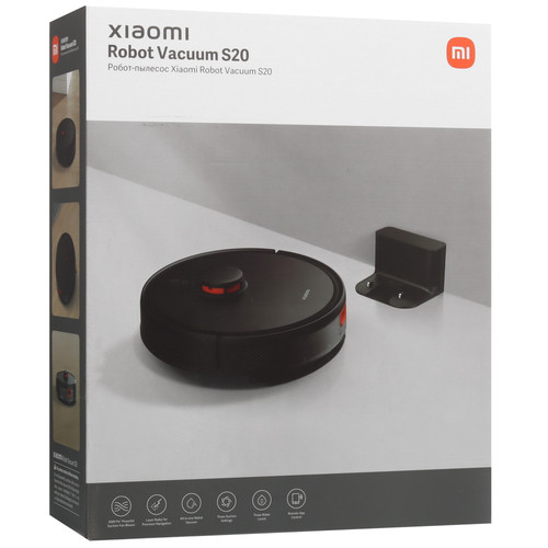 Купить Робот-пылесос Xiaomi Robot Vacuum S20 черный  5460254. Характеристики, отзывы и цены в Донецке