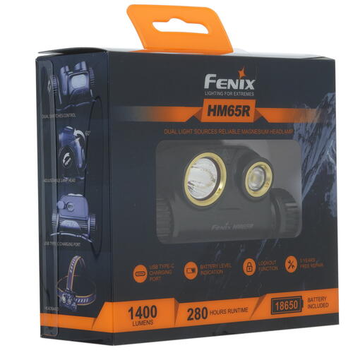 Купить Фонарь Fenix HM65R  5350622. Характеристики, отзывы и цены в Донецке