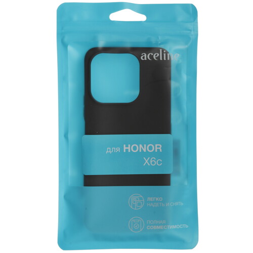 Купить Накладка  Aceline Fresh для HONOR X6c черный  9270056. Характеристики, отзывы и цены в Донецке
