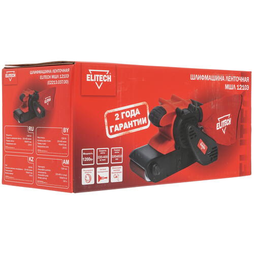 Купить Ленточная шлифмашина Elitech МШЛ 1210Э  9088435. Характеристики, отзывы и цены в Донецке