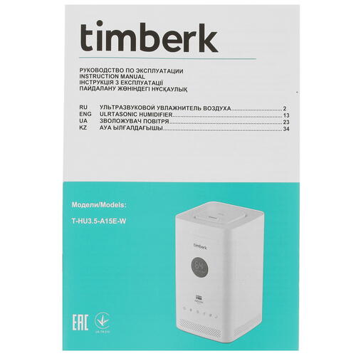 Купить Увлажнитель воздуха Timberk T-HU3.5-A15E-W  5334464. Характеристики, отзывы и цены в Донецке