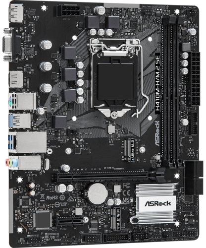 Купить Материнская плата ASRock H410M-H/M.2 SE  5457524. Характеристики, отзывы и цены в Донецке