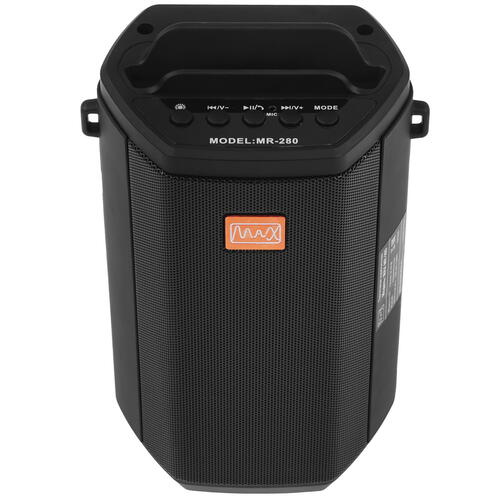 Купить Портативная колонка Max MR-280, черный  5360429. Характеристики, отзывы и цены в Донецке