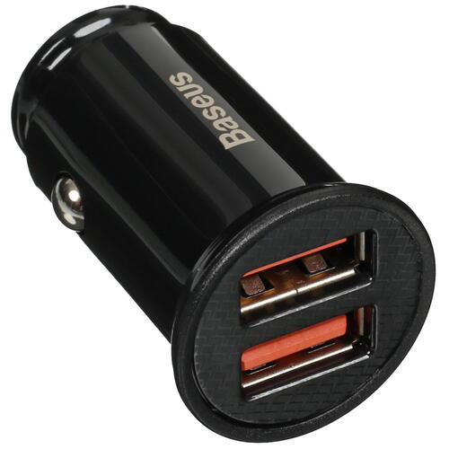 Купить Автомобильное ЗУ Baseus Dual QC черный  5078458. Характеристики, отзывы и цены в Донецке