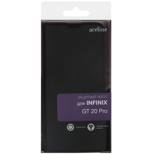 Купить Чехол-книжка  Aceline Kors для Infinix GT 20 Pro черный  9103969. Характеристики, отзывы и цены в Донецке
