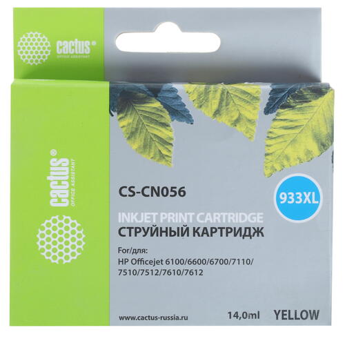 Купить Картридж Cactus CS-CN056 желтый  7942679. Характеристики, отзывы и цены в Донецке