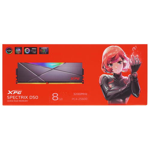 Купить Оперативная память ADATA XPG SPECTRIX D50 RGB [AX4U32008G16A-ST50] 8 ГБ  5031025. Характеристики, отзывы и цены в Донецке