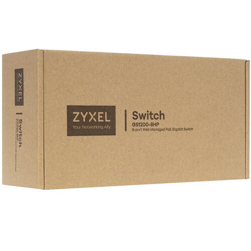 Купить Коммутатор Zyxel GS1200-8HPV2  1341978. Характеристики, отзывы и цены в Донецке