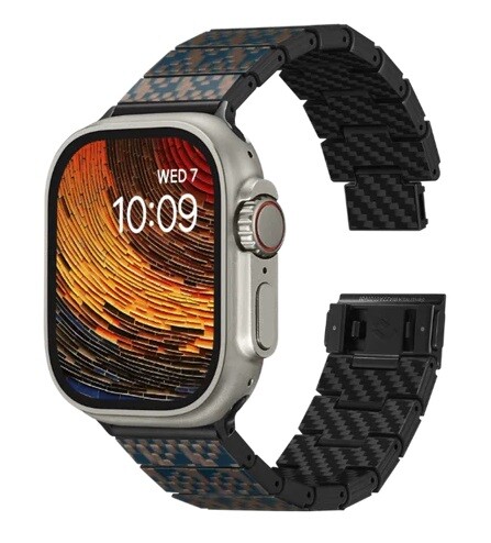 Купить Ремешок Pitaka для Apple Watch 38/ 40/ 41/ 42/ 44/ 45/ 49mm коричневый  5480677. Характеристики, отзывы и цены в Донецке