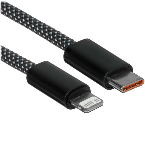 Купить Кабель круглый Baseus Lightning 8-pin - USB Type-C серый 1 м  9260663. Характеристики, отзывы и цены в Донецке