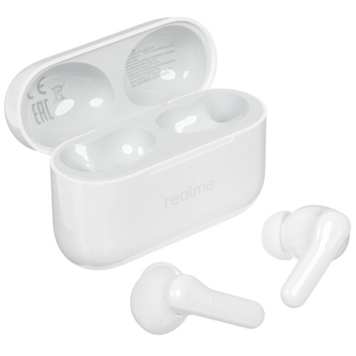 Купить Наушники TWS Realme Buds T200 белый 2025  5634191. Характеристики, отзывы и цены в Донецке