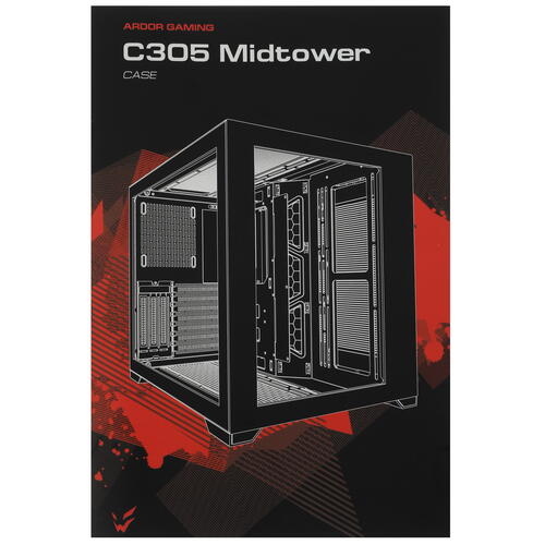Купить Корпус ARDOR GAMING C305 V2  черный  5099645. Характеристики, отзывы и цены в Донецке