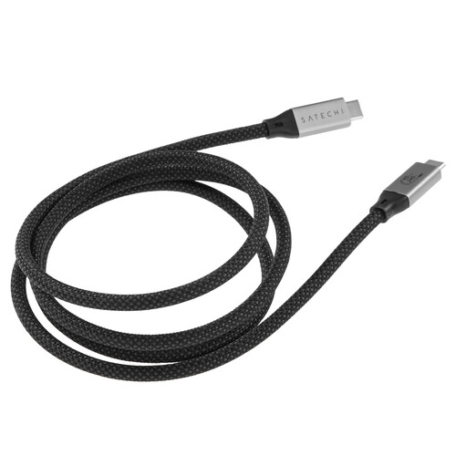 Купить Кабель круглый Satechi USB Type-C - USB Type-C серый 1.2 м  9073182. Характеристики, отзывы и цены в Донецке
