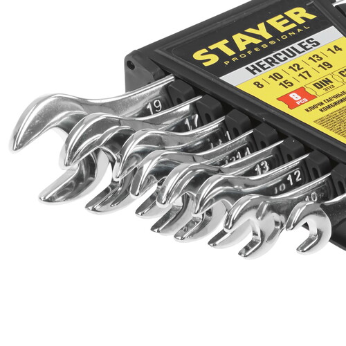 Купить Набор ключей STAYER 27085-H8_z01  9109483. Характеристики, отзывы и цены в Донецке